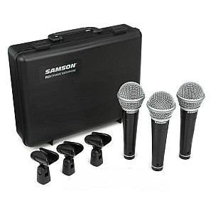 Samson R21 Dynamic Vocal for Presentation Microphone 3-Pcs